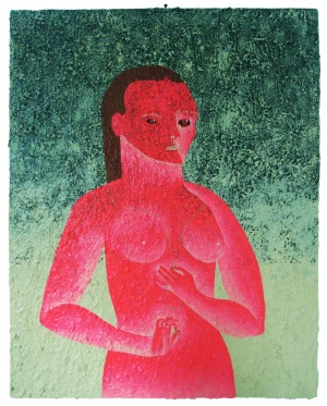 'dajana'   mixed media   47 x 37 cm.   sold to private collection