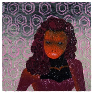 'noy'   acrylic on canvas   30 x 30 cm.