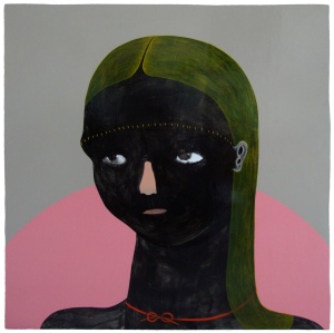 'yannic'   acrylic on panel   94 x 95 cm.
