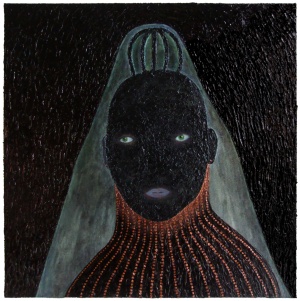 'buella'   acrylic on canvas-panel   30 x 30 cm.   sold to private collection