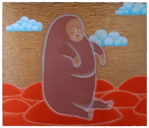 'ern'   acrylic on canvas   60 x 70 cm.