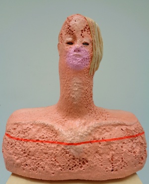 'karen'   mixed media   50 x 51 x 20 cm.