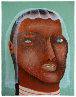 'tabita'   acrylic and modelingpaste on canvas   180 x 140 cm.